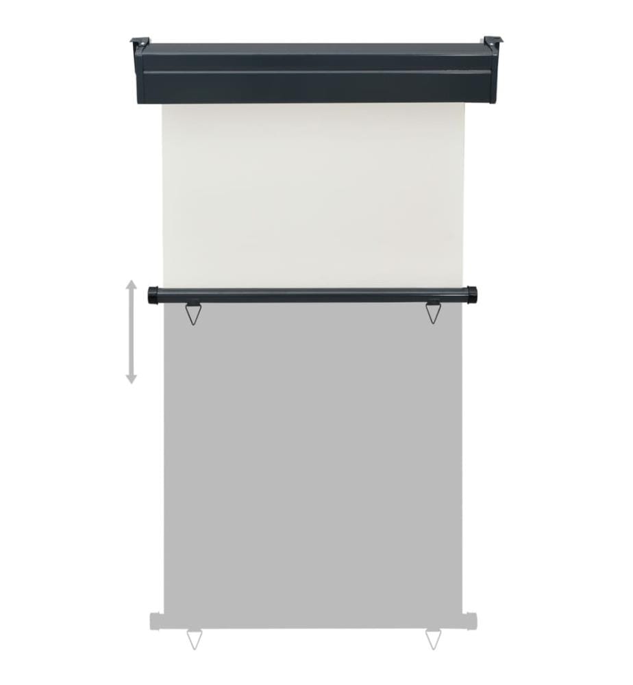 Balkon-Seitenmarkise 105x250 cm Creme