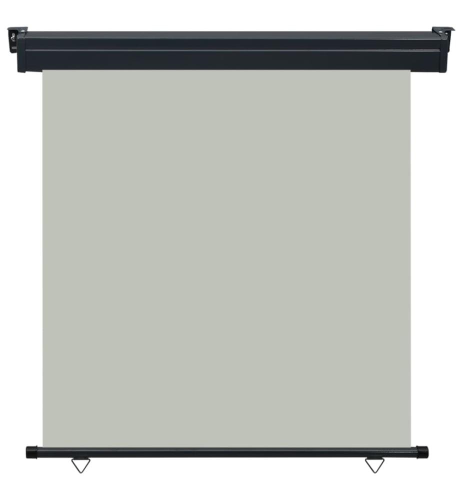 Auvent latéral de balcon 170x250 cm Gris