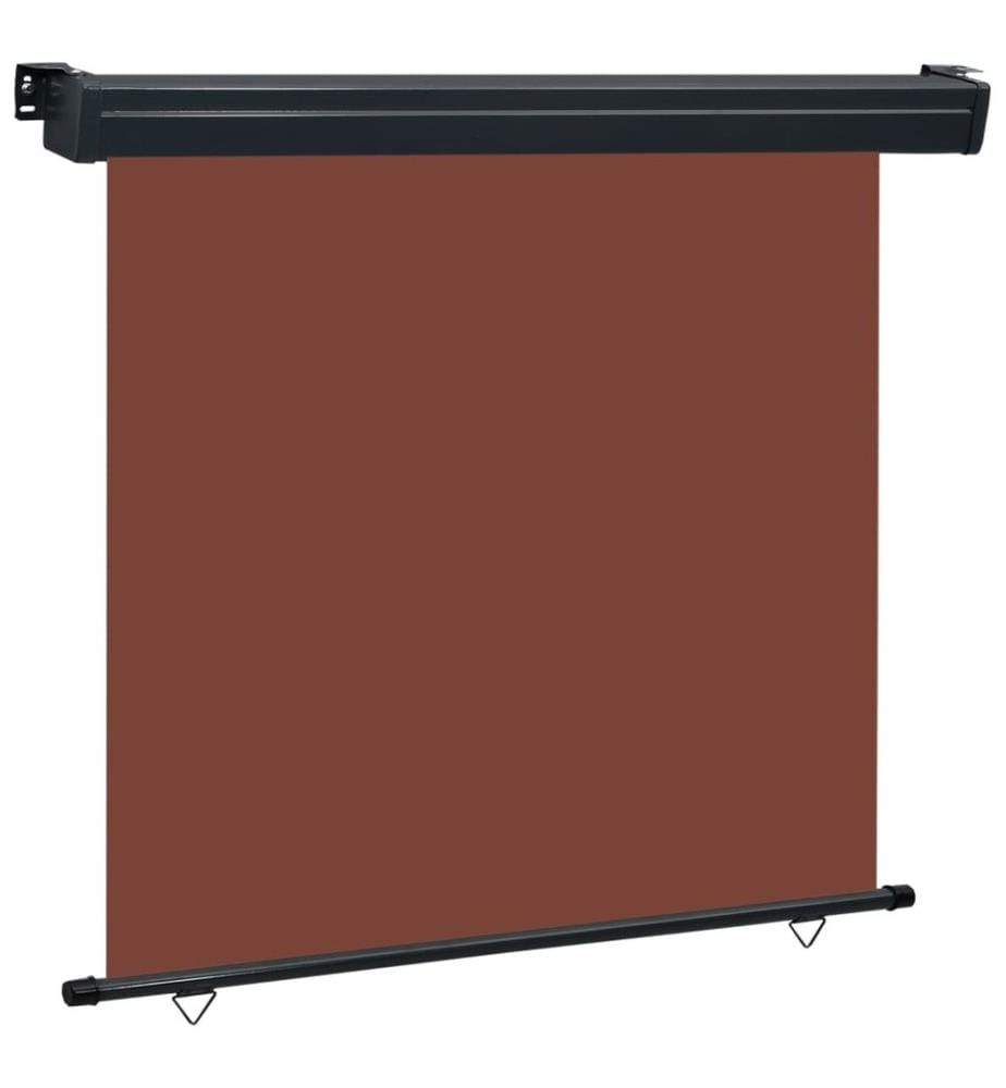 Auvent latéral de balcon 170x250 cm Marron