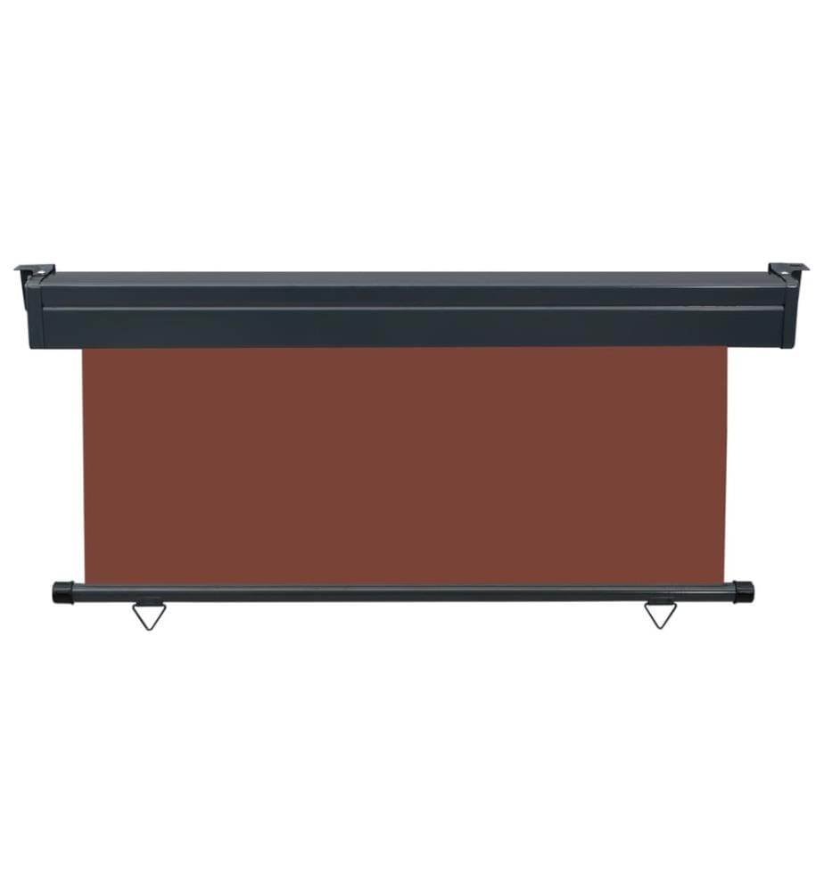 Auvent latéral de balcon 170x250 cm Marron