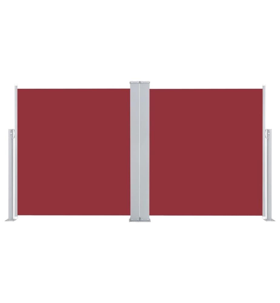 Ausziehbare Seitenmarkise 170 x 600 cm Rot
