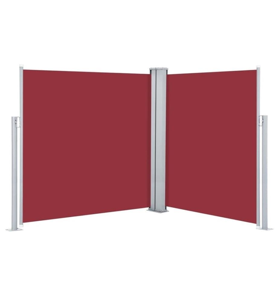 Ausziehbare Seitenmarkise 170 x 600 cm Rot