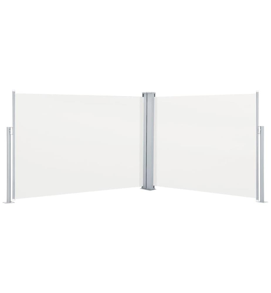 Auvent latéral rétractable Crème 100 x 1000 cm