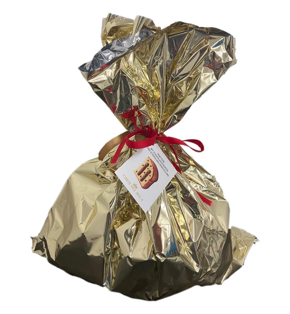 Corte del Duca Panettone à la crème de citron et aux citrons confits en sachet doré - 750 g