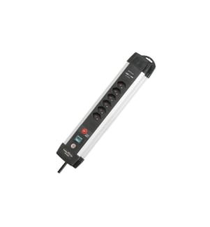 Brennenstuhl - Bloc multiprises Premium-Alu-Line 6x T13 avec USB