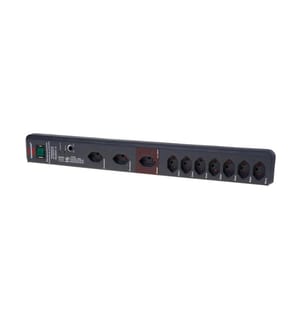 Brennenstuhl - Bloc multiprises maître-esclave Secure-Tec 10x T13