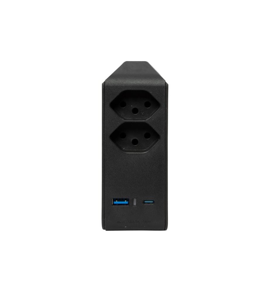 Brennenstuhl - Fiche de branchement 2 x T13, 1 x USB A, 1 x USB C, 300° de rotation