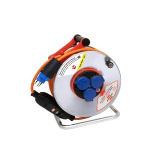 Brennenstuhl - Baustellen-Kabelrolle Garant SK 240 25 m FI + Bretec 3x T13