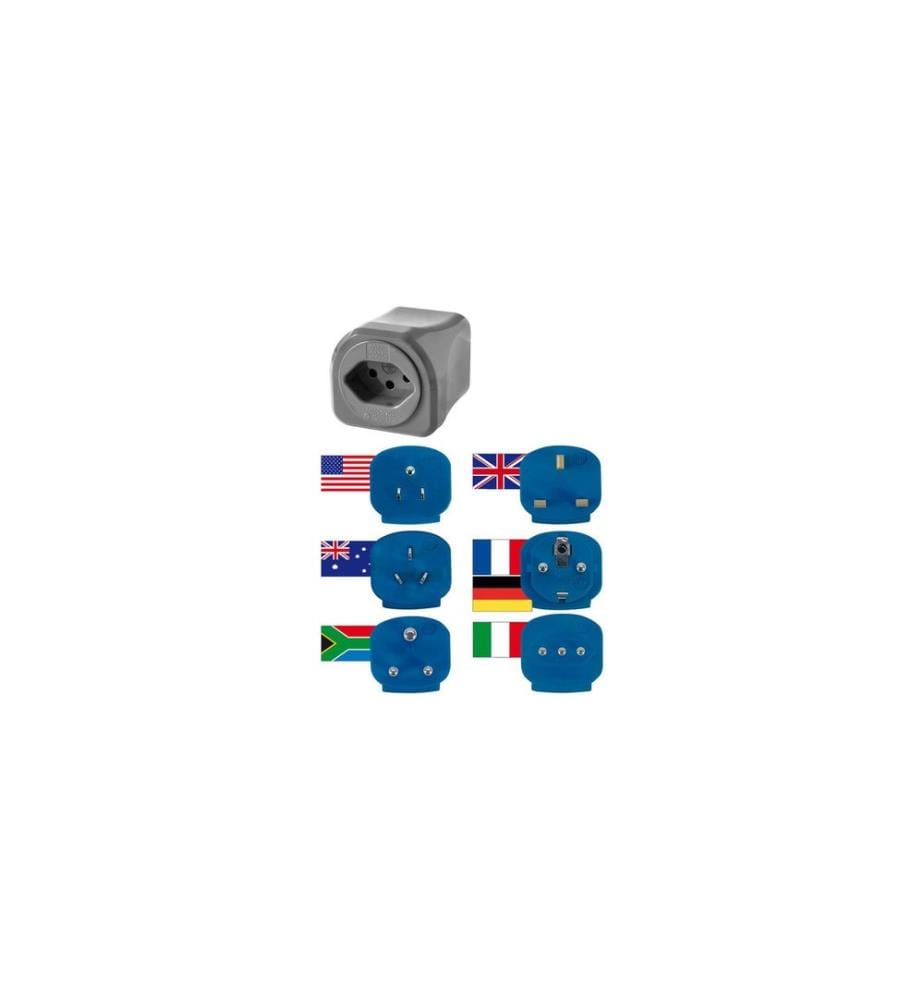 Brennenstuhl - Adaptateur de voyage CH – World
