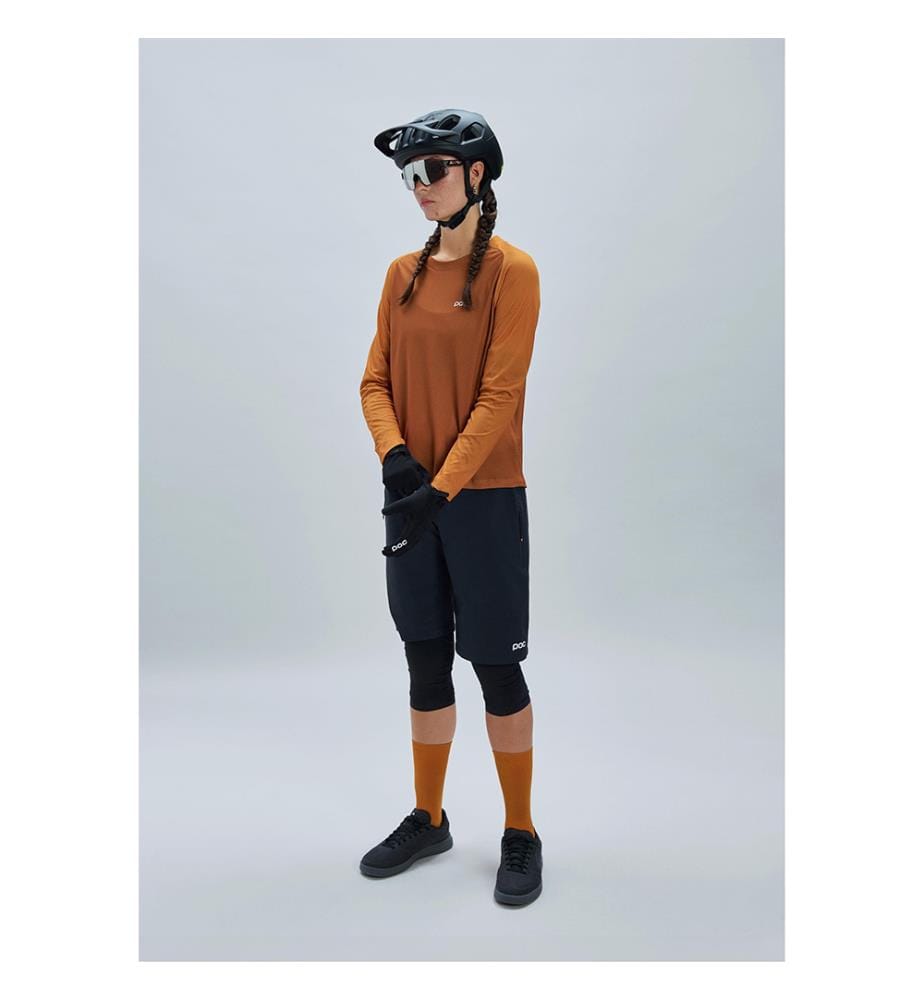 Motion Air Technisches Fahrradtrikot Langarm - Bauxitbraun