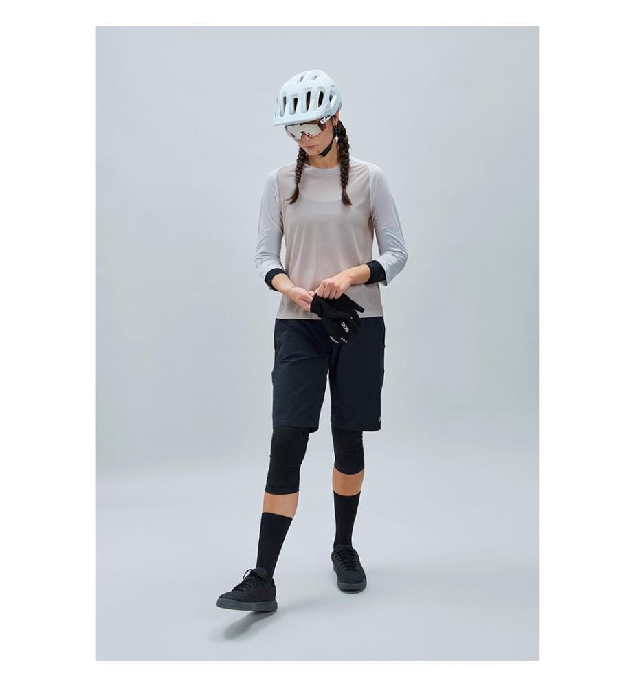 Motion Air Technisches Fahrradtrikot mit 3/4-Ärmeln - Weiss Okenite