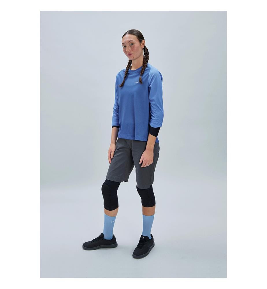 Motion Air Technisches Fahrradtrikot mit 3/4-Ärmeln - Weiss Okenite