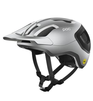 Fahrradhelm Axion Race MIPS - Uranium Black, Argentite Silver Matt