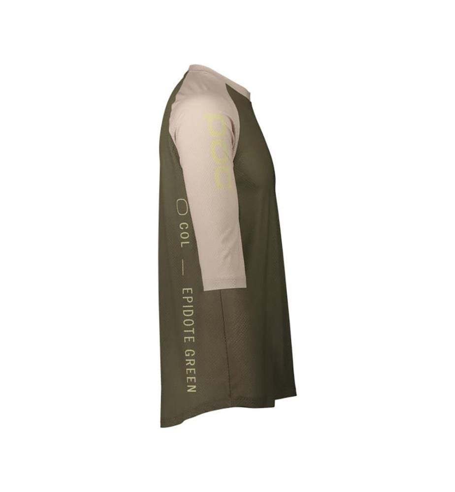 Cycling Jersey MTB Pure 3/4 - Epidote Green/Light Sandstone Beige