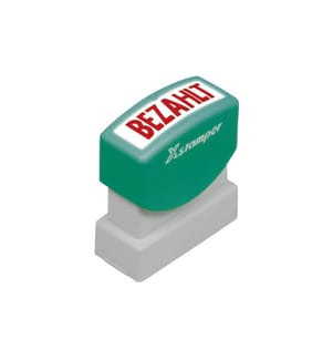 Xstamper - Stempel Bezahlt, Rot