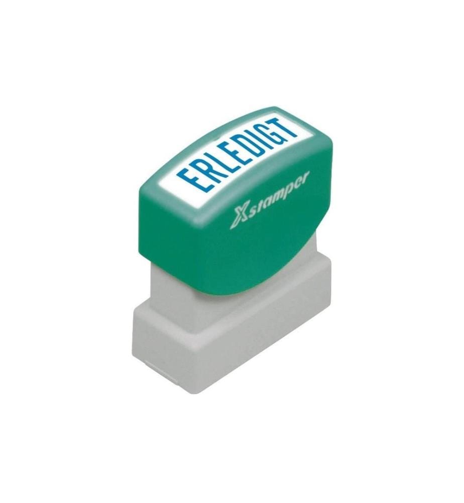 Xstamper - Stempel Erledigt, Blau