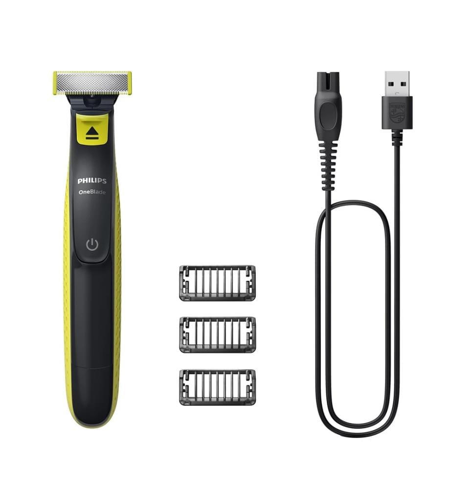 One Blade QP2724/10 Grid Razor - Lime and Black