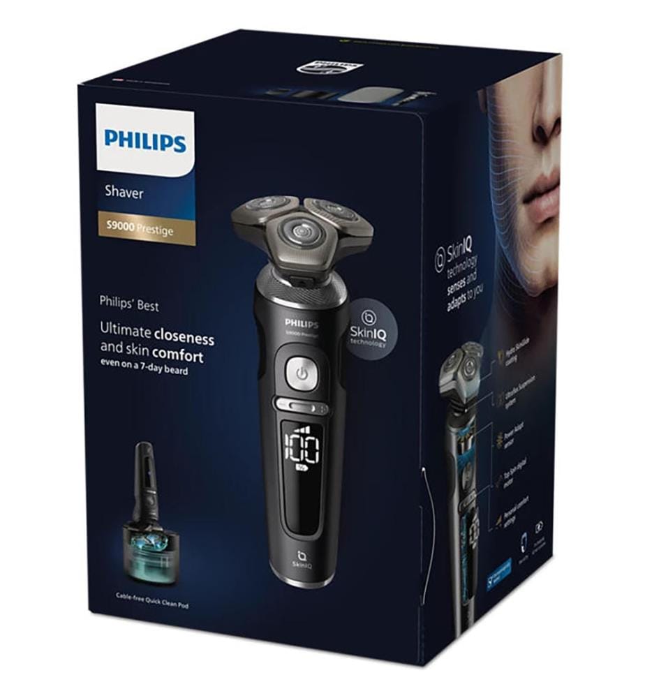 Electric Wet and Dry Shaver with SkinIQ Shaver S9000 Prestige SP9840/32