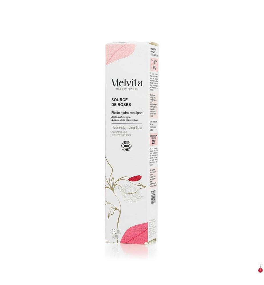 Feuchtigkeitsspendendes, aufpolsterndes BIO-Fluid Wildrose - 40 ml