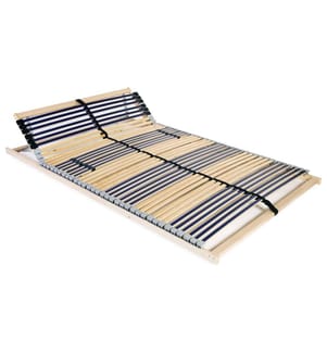 Sommier à lattes sans matelas avec 42 lattes 7 zones 100x200 cm