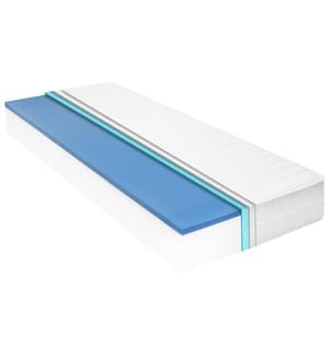 Matratze 180 x 200 cm Viskoelastischer Memory-Schaum 18 cm H2
