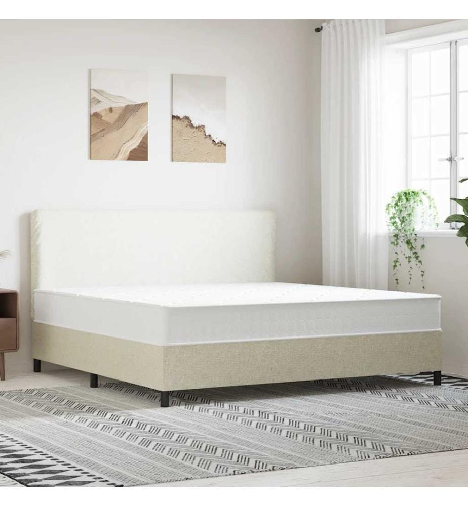 Matelas à ressorts ensachés dureté moyenne 200x200 cm