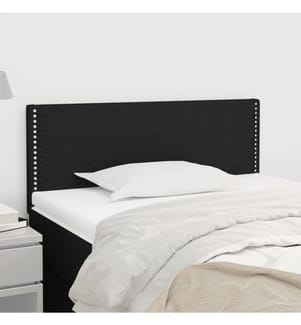 Tête de lit Noir 90x5x78/88 cm Tissu