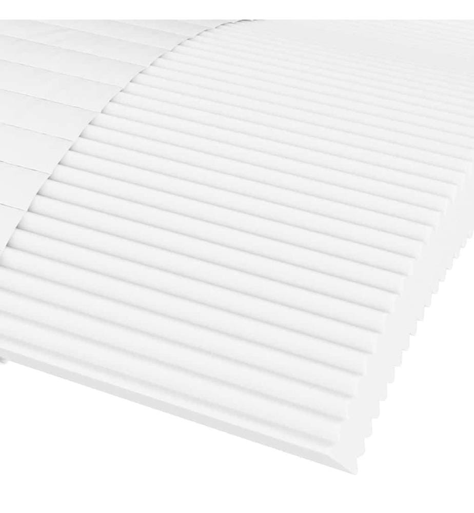Matelas en mousse pour enfants blanc 80x160 cm dureté H2 H3