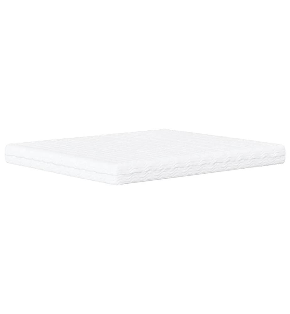 Matelas en mousse blanc 200x220 cm dureté H2 H3