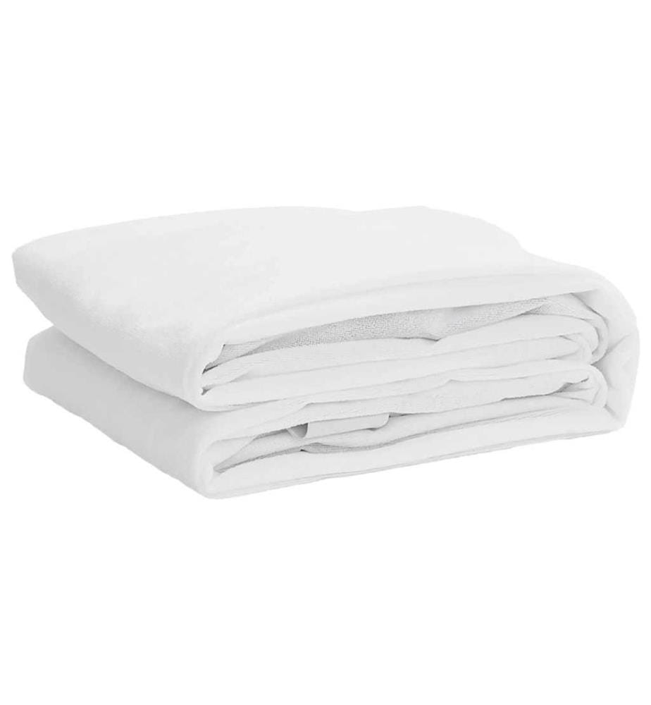 Protège-matelas blanc 140x190 cm imperméable