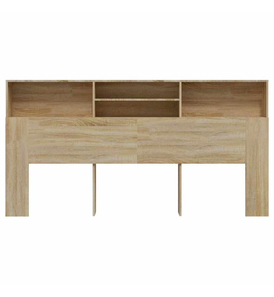 Armoire de tête de lit chêne sonoma 200x19x103,5 cm