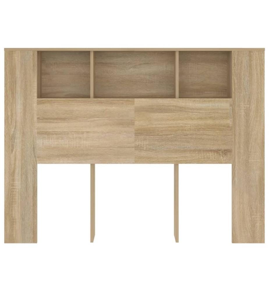Armoire de tête de lit Chêne sonoma 140x18,5x104,5 cm