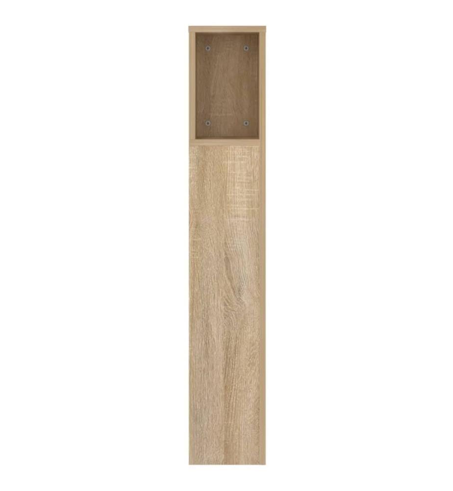 Armoire de tête de lit Chêne sonoma 140x18,5x104,5 cm