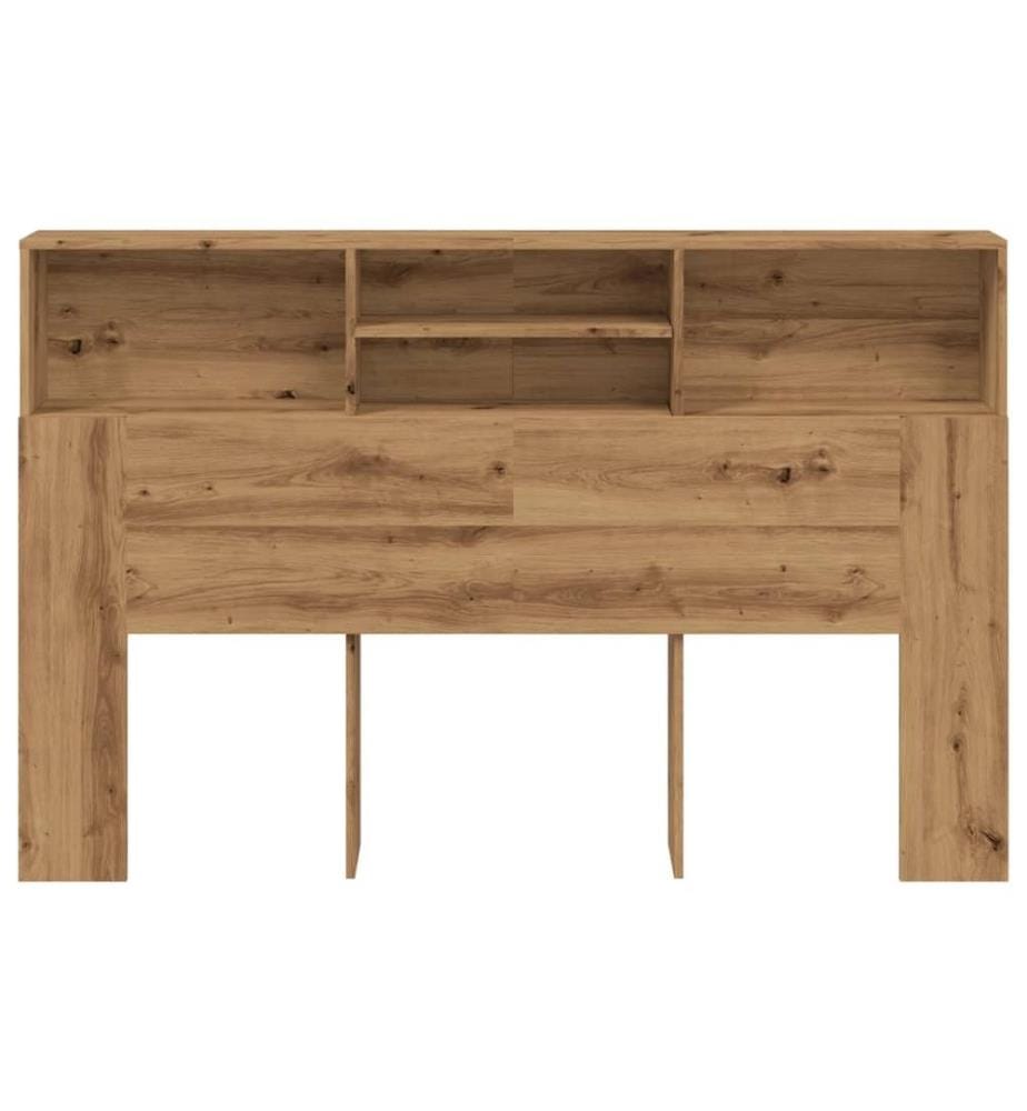 Armoire à tête de lit Chêne artisanal 180 x 19 x 103,5 cm Bois d'ingénierie