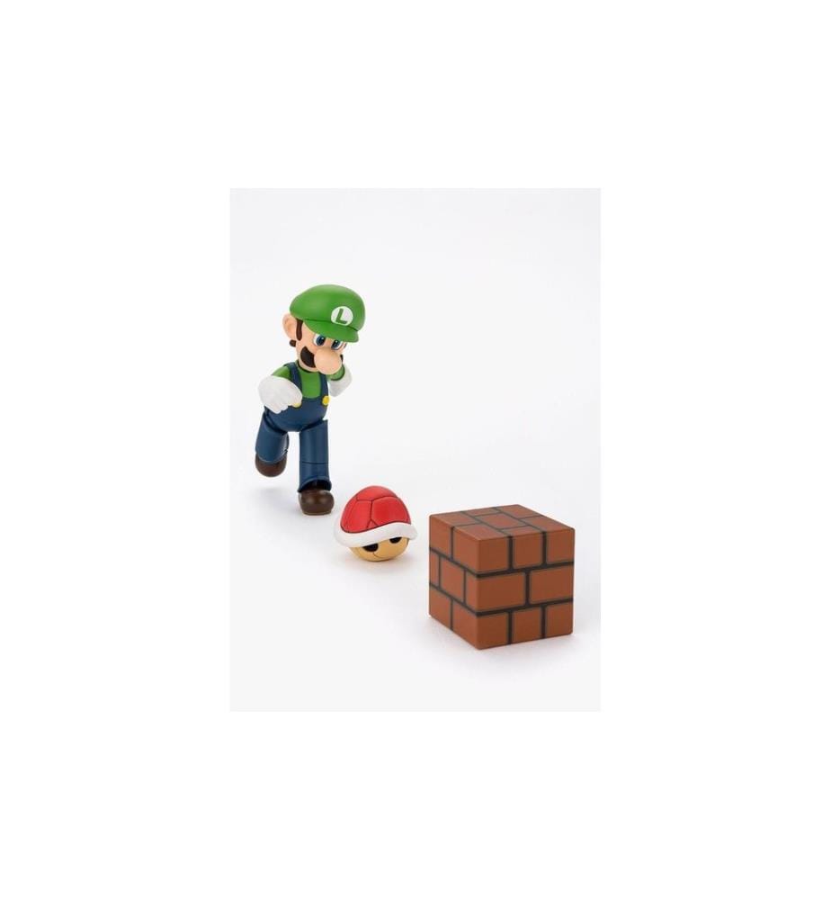 Tamashii Nations - Super Mario S.H. Figuarts Actionfigur Luigi
