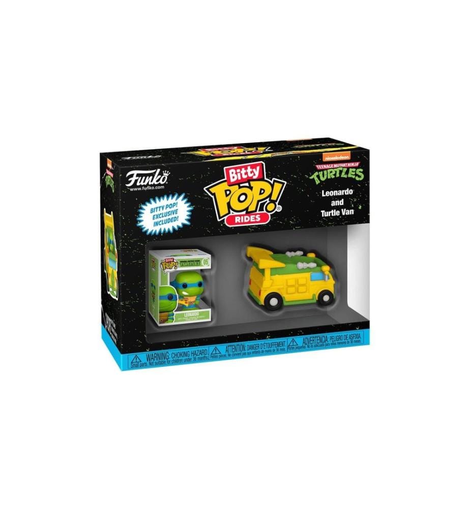 Funko - Figurine POP ! Rides Leonardo avec van