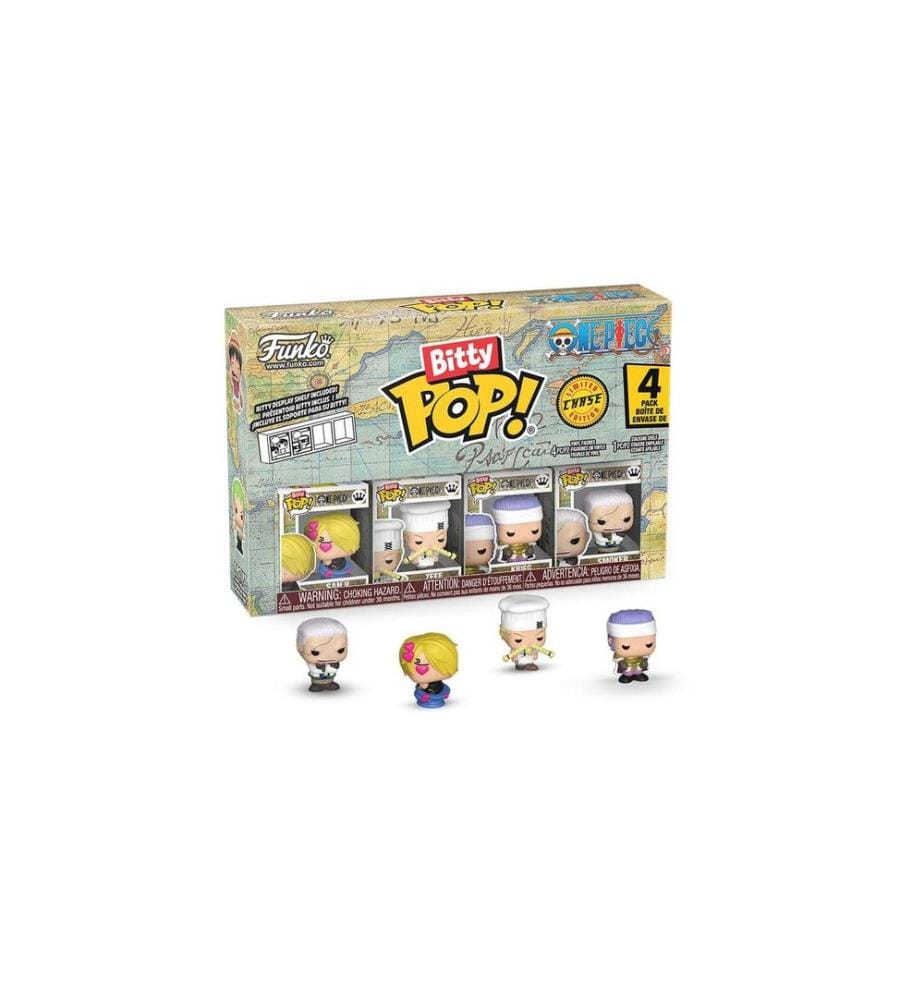 Funko - Figurine Bitty POP ! One Piece 4-er Pack Sanji