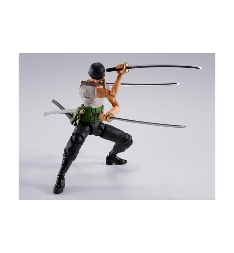 Tamashii Nations - One Piece S.H.Figuarts Figurine Roronoa Zoro Romance Dawn