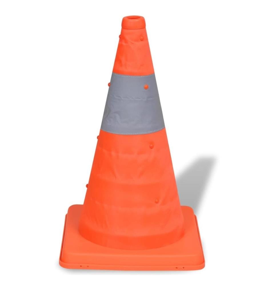 Cônes de signalisation escamotables 5 pcs 42 cm
