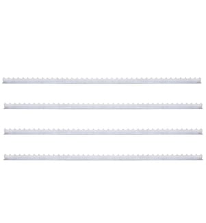 Piquets muraux 4 pcs 1 m Acier galvanisé