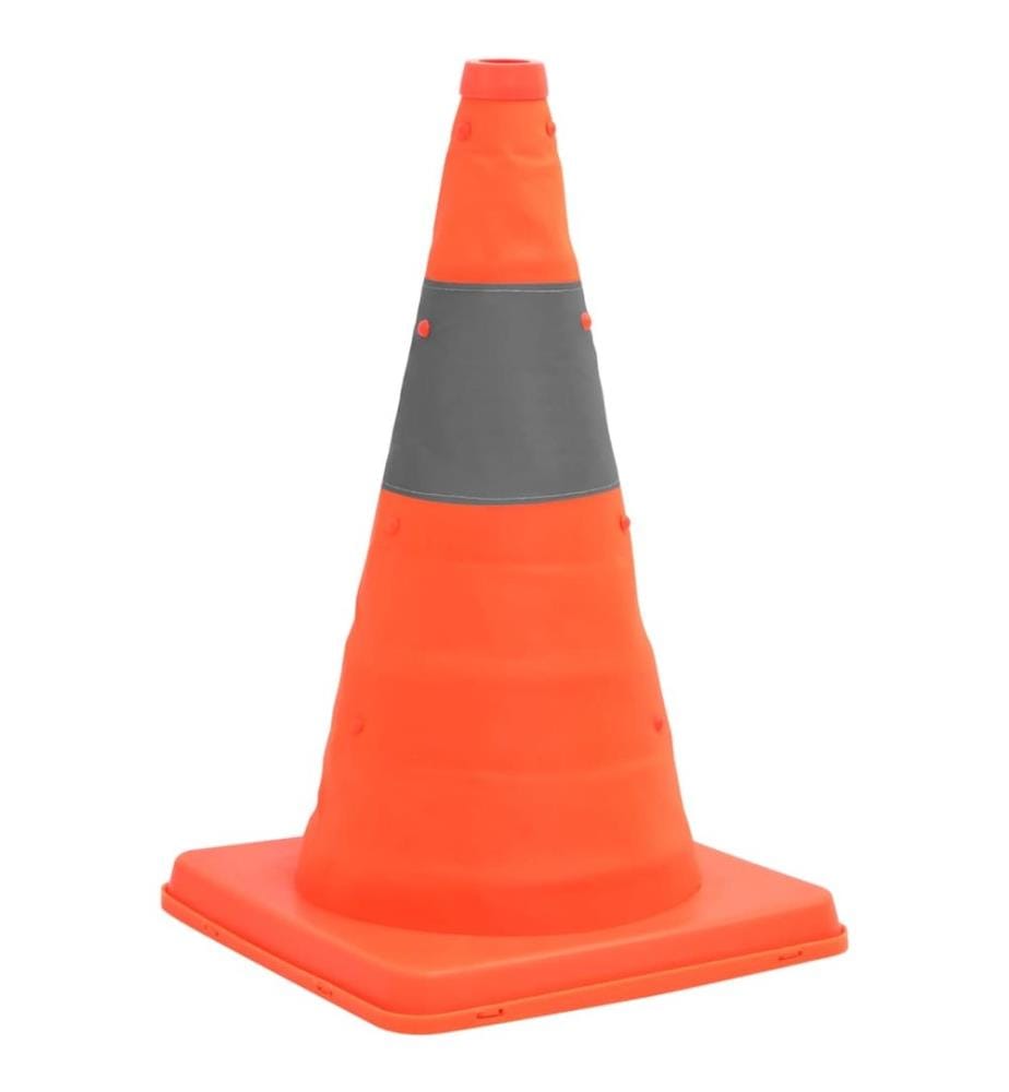 Cônes de signalisation escamotables 10 pcs 42 cm