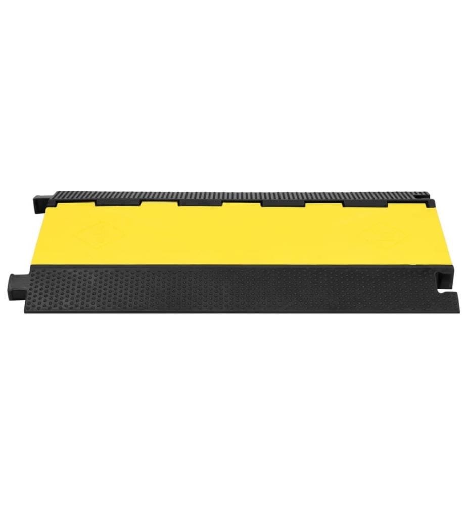Rampe de protection de câble avec 5 canaux 90 cm caoutchouc