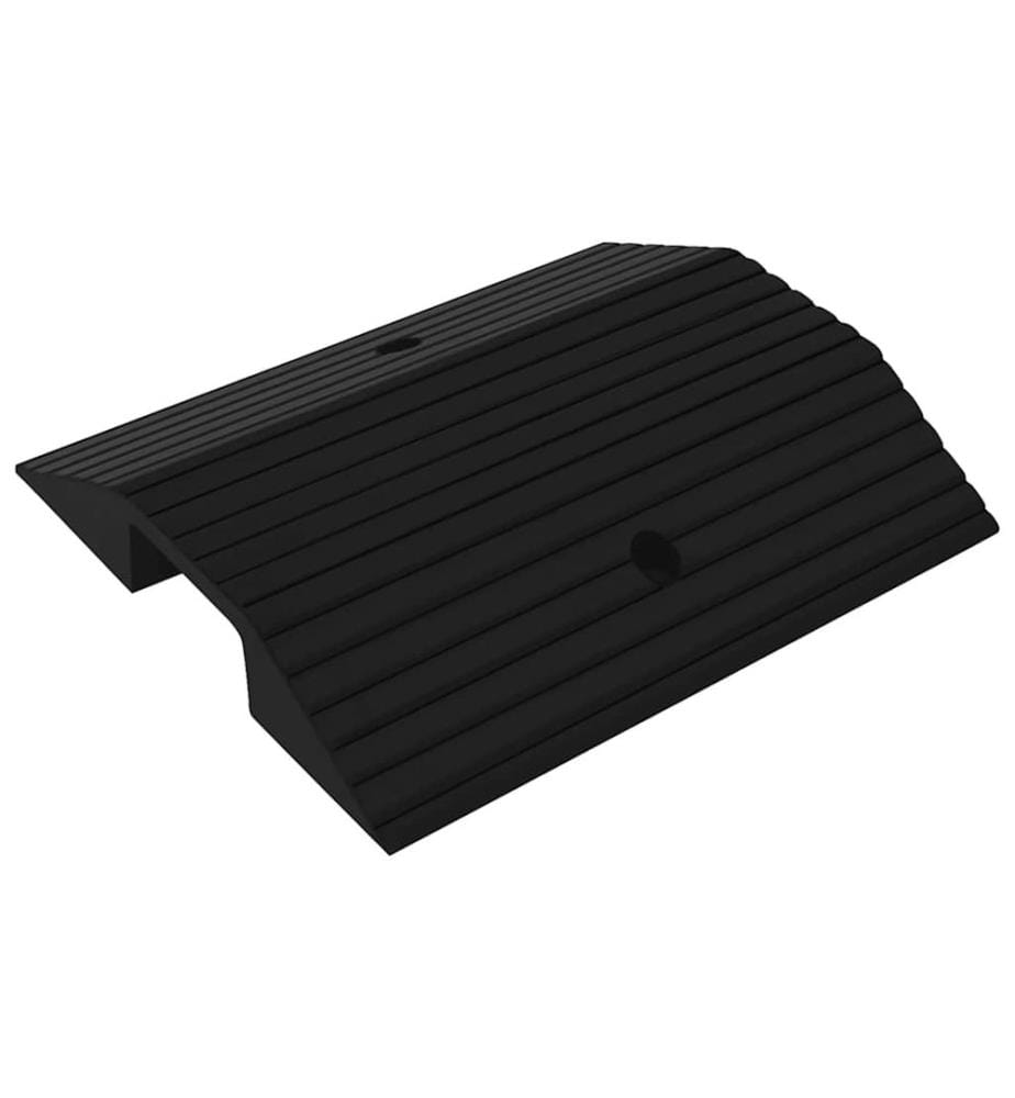 Rampe de seuil de pont 49x40x8 cm Caoutchouc