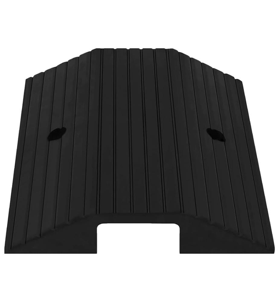 Rampe de seuil de pont 49x40x8 cm Caoutchouc