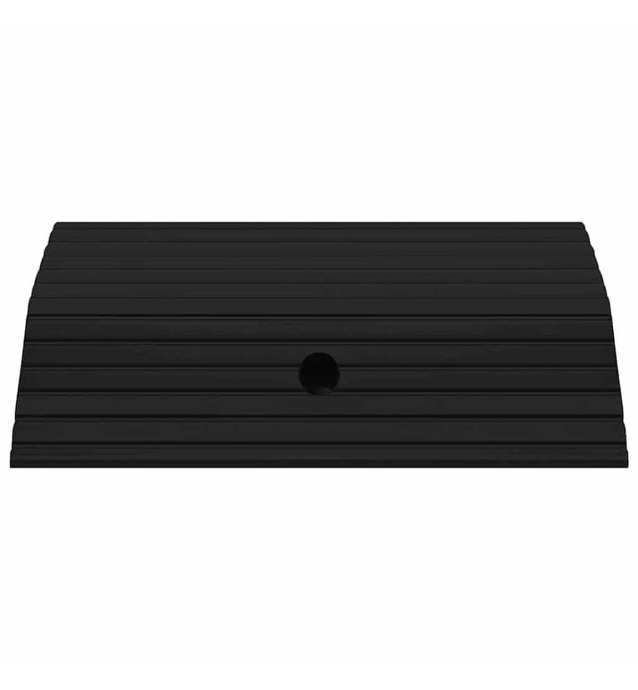 Rampe de seuil de pont 49x40x8 cm Caoutchouc