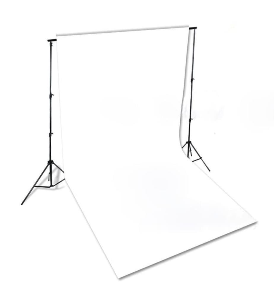 Toile de fond coton sans support blanc 300x300 cm