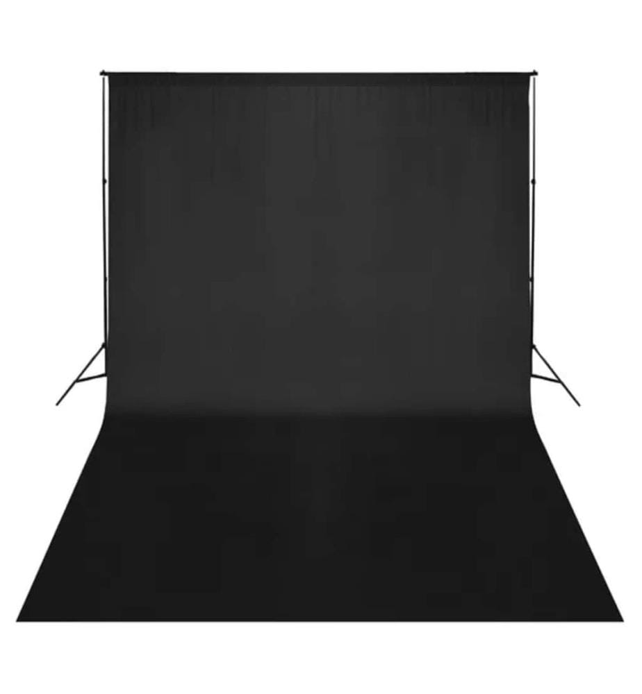 Toile de fond coton sans support noir 500x300 cm