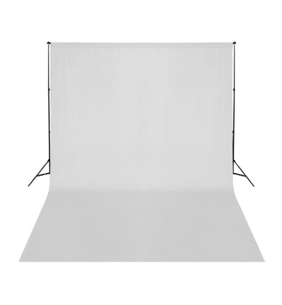 Toile de fond coton sans support blanc 500x300 cm