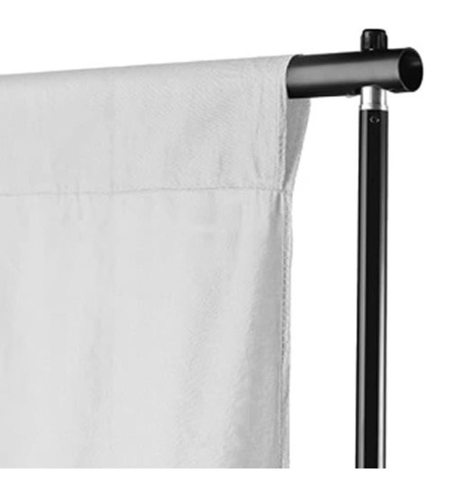 Toile de fond coton sans support blanc 500x300 cm
