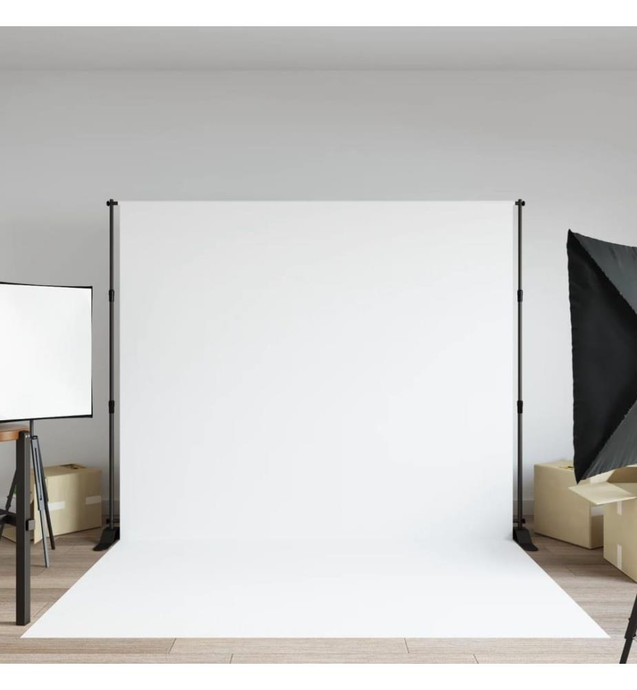 Hintergrundstativ Schwarz 254x243 cm Stahl